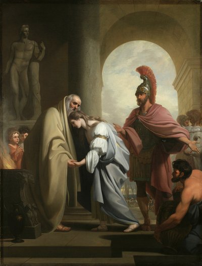 Chryseis Teruggebracht naar haar Vader, 1771 door Benjamin West